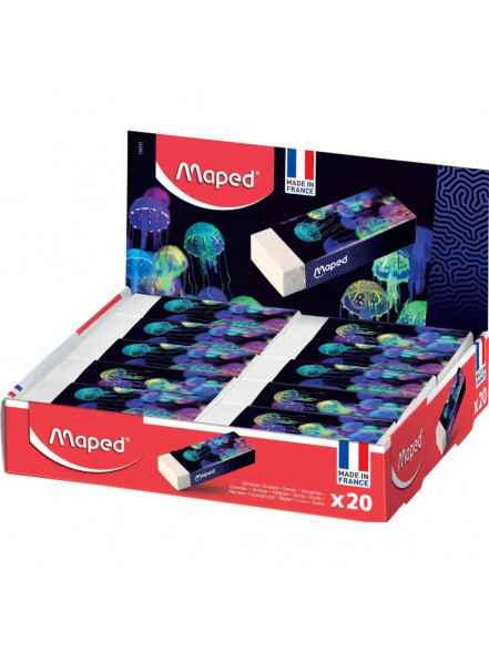 Dzēšgumija MAPED Technic 600 Deepsea Paradise displejā