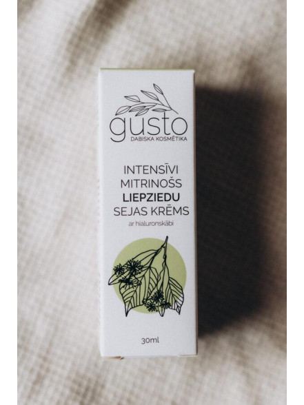 Intensīvi mitrinošs Liepziedu sejas krēms ar hialuronskābi 30ml