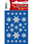Uzlīmes Decor, Ziemassvētku, zvaigznes sudraba kr.dažāda izmēra