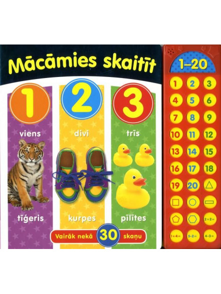 Mācāmies skaitīt. Vairāk nekā 30 skaņu  Mācāmies skaitīt. Vairāk nekā 30 skaņu