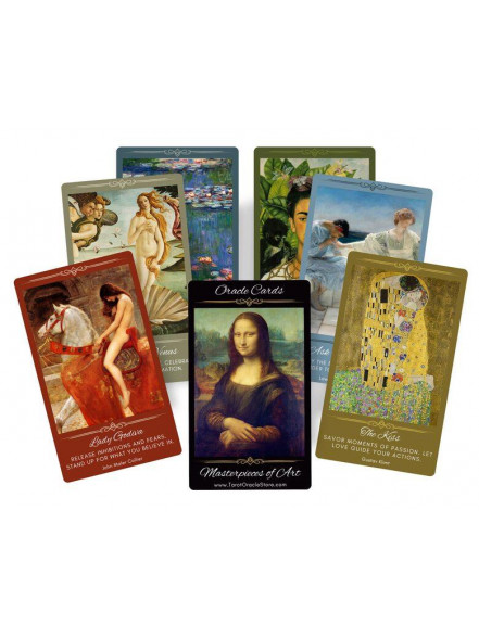 Orāklu kārtis angļu valodā. Mākslas meistardarbi