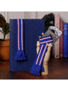 Grāmatzīme Book Scarf - Blue & rozā