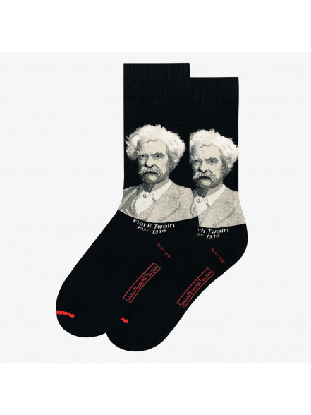 Zeķes A.F. Bradley  - Mark Twain, izm. 40-46, melnas