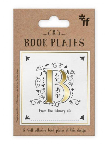 Uzlīmes - Letter Book Plates - B