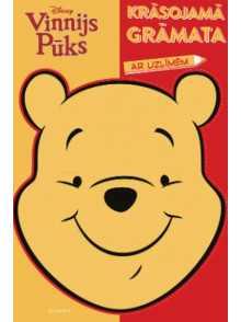 Vinnijs Pūks. Krāsojamā grāmata. Ar uzlīmēm