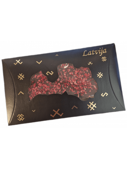 Šokolādes tāfelīte ar dzērvenēm 80 g.