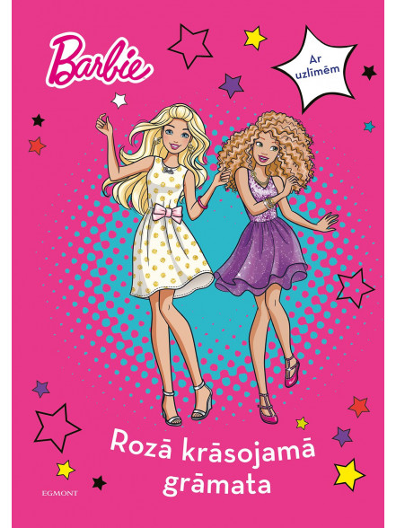 Barbie. Rozā krāsojamā grāmata Ar uzlīmēm Barbie. Rozā krāsojamā grāmata Ar uzlīmēm
