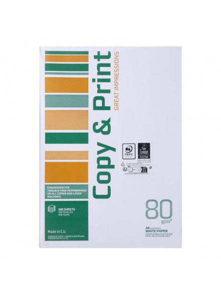 Biroja papīrs 80 g., A4, 500 loksnes, Copy@Print