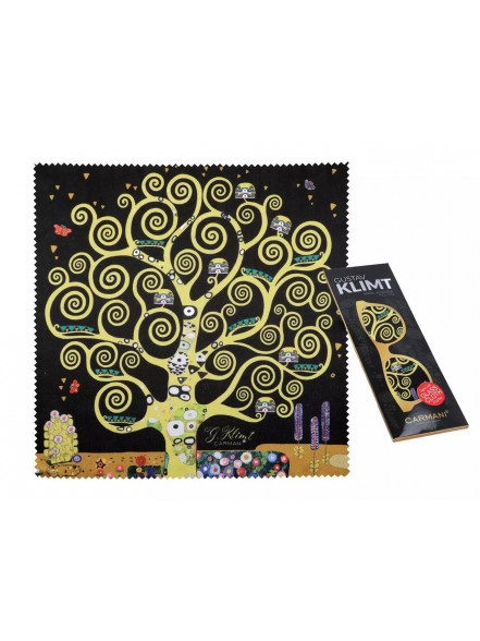 Lupatiņa 20x20cm briļļu tīrīšanai G.Klimt Dzīvības koks