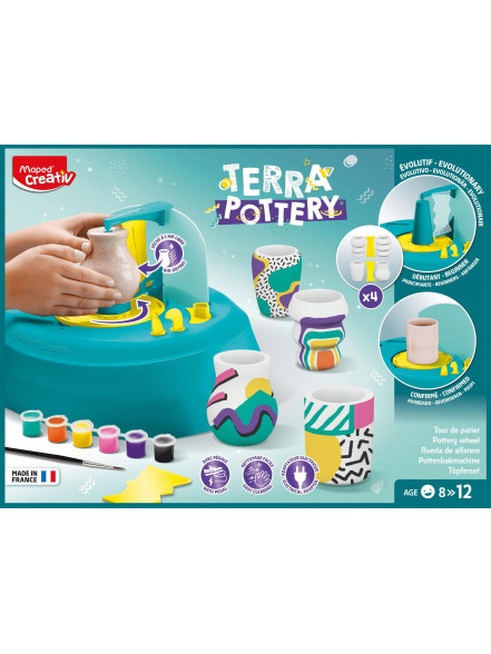 MAPED Creativ podnieka ripas komplekts Terra Pottery 8+