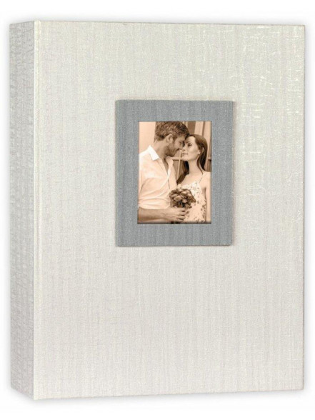 Fotoalbums ZEP AY46200W-200M 10X15 BALTS AR KABATIŅĀM CASSINO ALBUMS