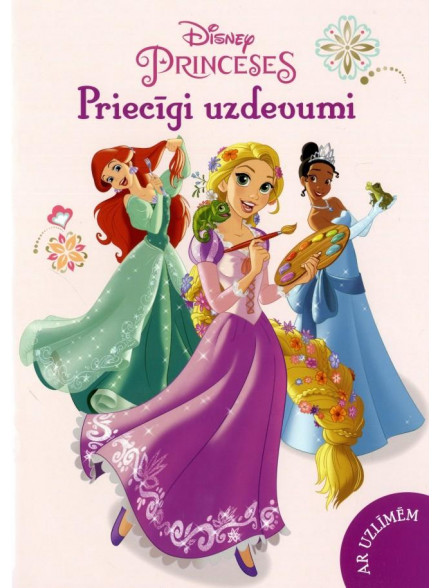 Disney Princeses. Priecīgi uzdevumi. Ar uzlīmēm Disney Princeses. Priecīgi uzdevumi. Ar uzlīmēm