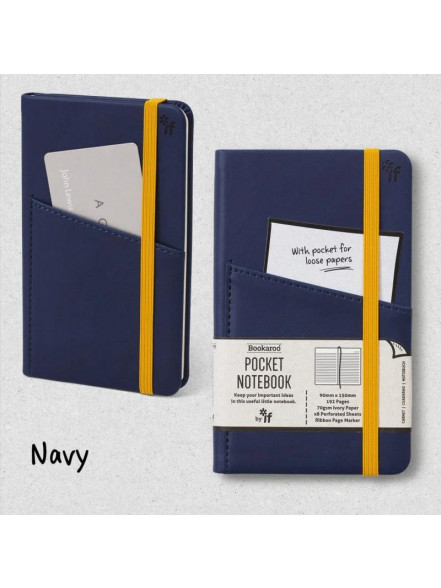 Blociņš Bookaroo POCKET (A6) - tumši zils