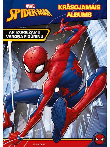 Spider-Man. Krāsojamais albums ar izgriežamu varoņa figūriņu Spider-Man. Krāsojamais albums ar izgriežamu varoņa figūriņu
