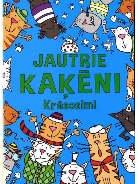 Krāsosim! Jautrie kaķēni  Krāsosim! Jautrie kaķēni