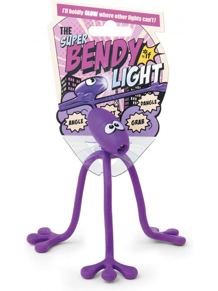 Lasīšanas lampiņa The Super Bendy Light - violets