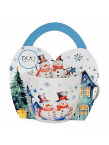 Krūzīte 460ml Snowman dāvanu iesaiņ.