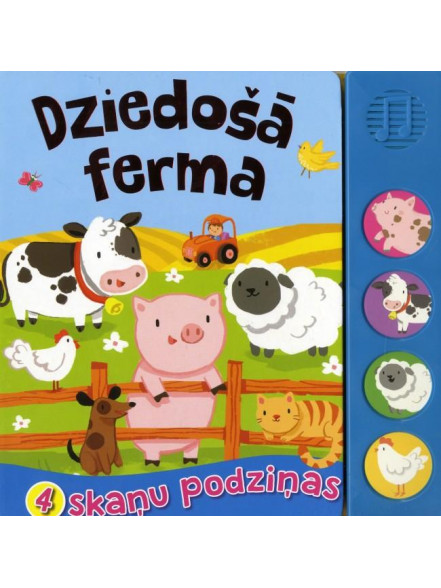 4 skaņu podziņas. Dziedošā ferma 4 skaņu podziņas. Dziedošā ferma