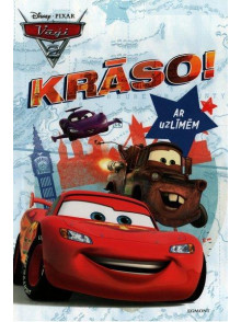 Vāģi. Krāso! Ar uzlīmēm. Disney Pixar