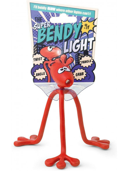 Lasīšanas lampiņa The Super Bendy Light - Red