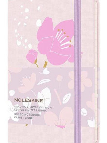 Piezīmju grāmata Moleskine SAKURA, līniju, 9x14 cm, Limited Edition