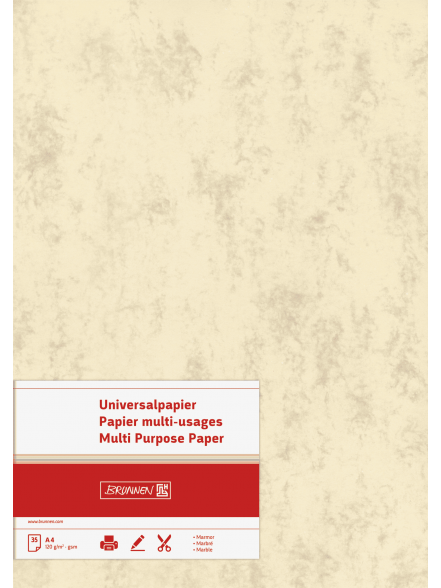 Papīrs A4 120 gsm, marmora bēšs 35 lp.
