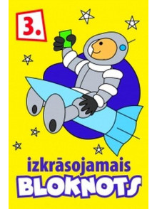 Izkrāsojamais bloknots 3 Kosmonauts