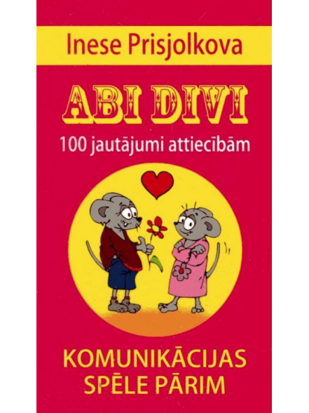 Spēle Abi divi. 100 jautājumi attiecībām Spēle Abi divi. 100 jautājumi attiecībām
