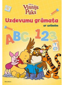 Vinnijs Pūks. Uzdevumu grāmata. Ar uzlīmēm. Disney