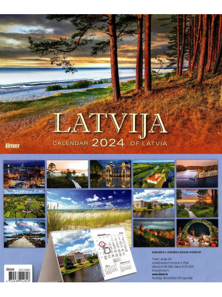Latvija. Galda kalendārs 2023
