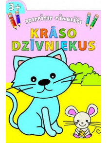 Krāso dzīvniekus. Priecīgie zīmulīši (3+)