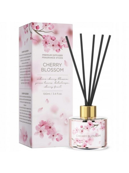 Arom. komplekts Cherry Blossom (eļļas kociņi un eļļa 100ml)