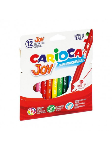Flomasteri Joy 12.krāsas CARIOCA