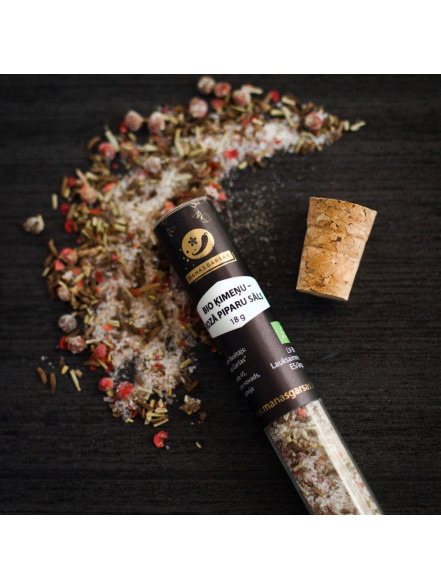 Ķimeņu rozā pieparu sāls mēģene mazā M 20 G.