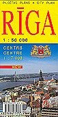 Rīga. Pilsētas plāns 1:50 000  Rīga. Pilsētas plāns 1:50 000