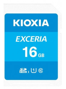 Kioxia SD Karte 16GB (class 10) atmiņa