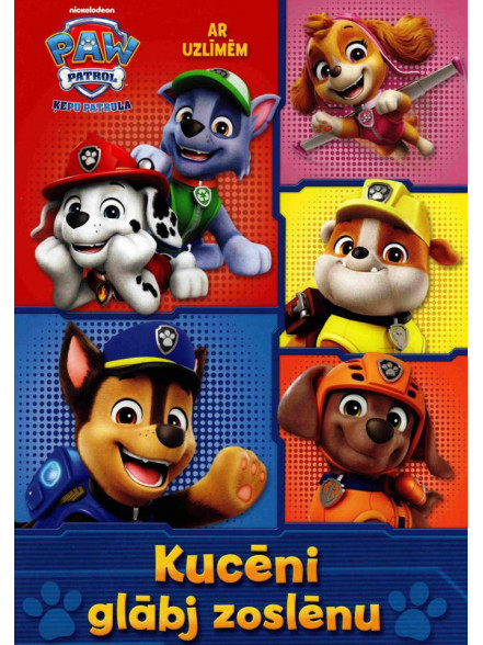 Paw Patrol. Kucēni glābj zoslēnu. Ar uzlīmēm