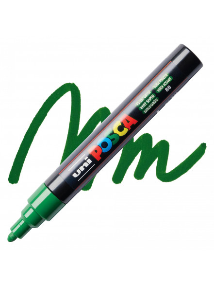 Marķieris ūdens bāzes UNI Posca PC-5M meža zaļš (88)