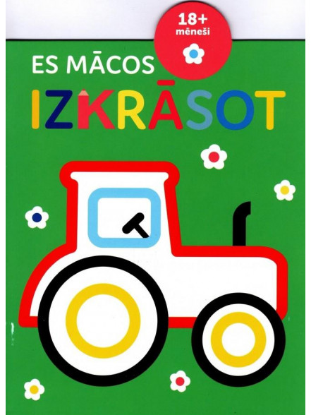 Es mācos izkrāsot (traktors) 18+ mēneši