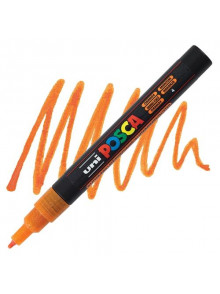 Marķieris ūdens bāzes UNI Posca PC-3ML glitter oranžs (4)