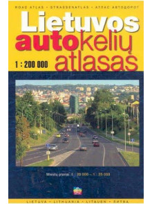 Lietuvas autoceļu atlants  1:200 000