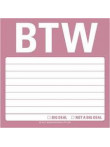 Līmlapiņas - BTW Sticky Note