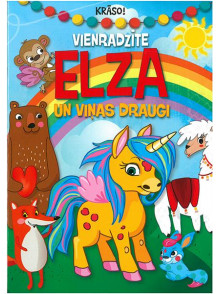 Vienradzīte Elza un viņas draugi. Krāso! Vienradzīte Elza un viņas draugi. Krāso!