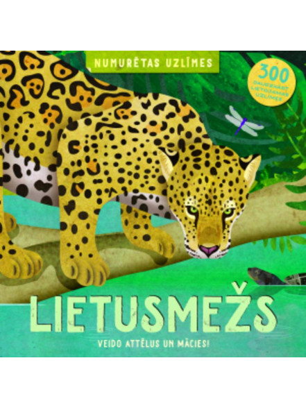 Numurētas uzlīmes. Lietusmežs