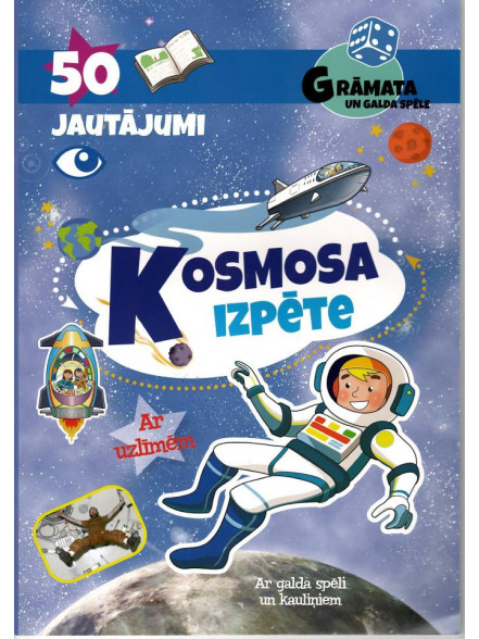 Kosmosa izpēte. 50 jautājumi. Ar uzlīmēm