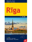 Rīga pilsētas plāns 1:20 000, centrs 1:8 000 (2008/2009)