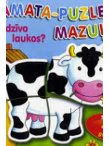 Kas dzīvo laukos? 24+ Grāmata- puzle mazuļiem