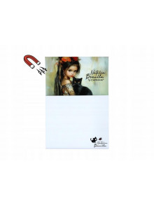 Piezīmju blociņš ar magnētu 6x18cm (50) N.Bonilla