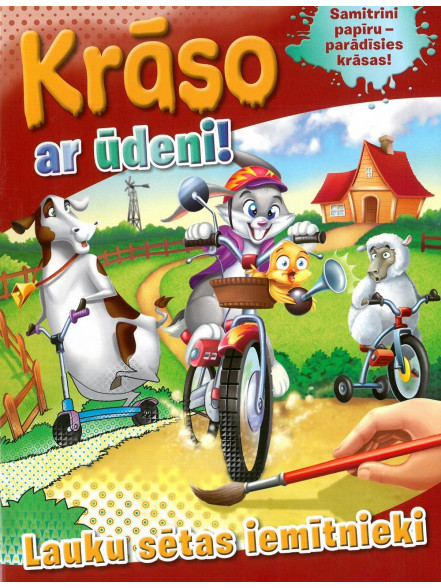 Krāso ar ūdeni! Lauku sētas iemītnieki