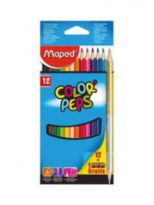 Zīmuļkrās. Color Peps 12kr.DUO
